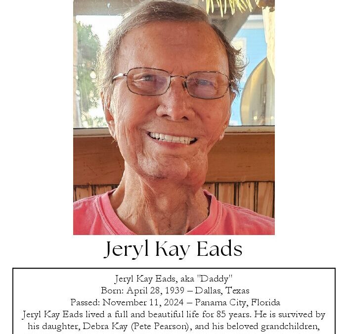 Jaryl Kay Eads Memorial Service