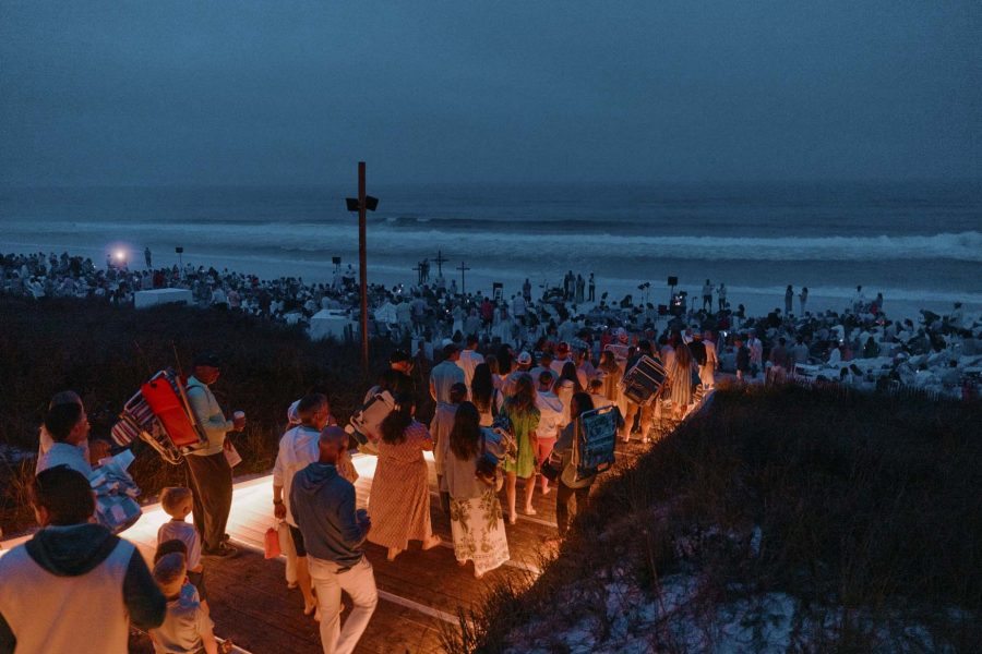 Easter on the beach at Seaside