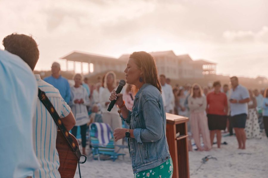 Easter on the beach at Seaside