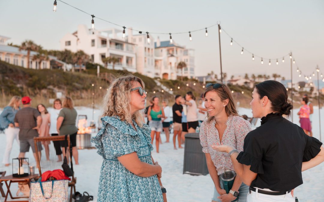 Chapel at Seaside Bonfire + Baptisms
