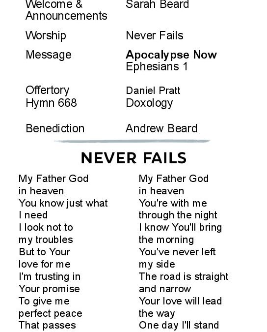 The Chapel Bulletin 10-20-24 online